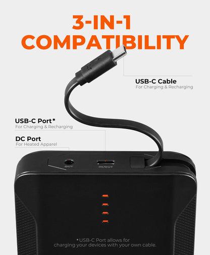 PD 7K Rechargeable Battery (USB-C, 30W Power Delivery)