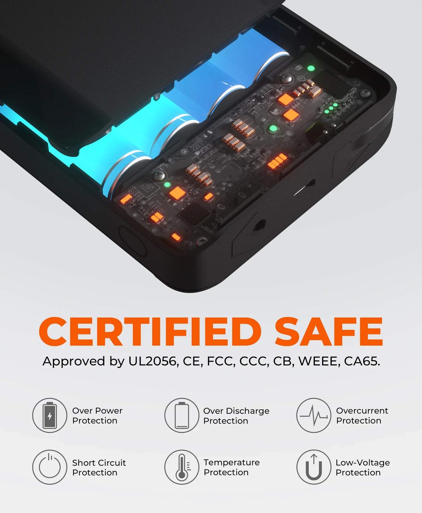 PD 7K Rechargeable Battery (USB-C, 30W Power Delivery)