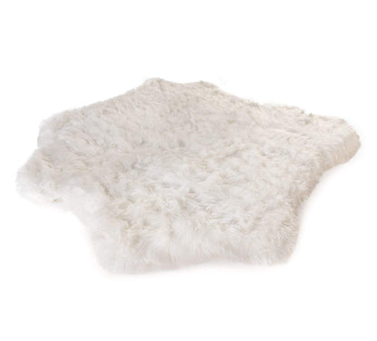 PupRug® Tierische Muster Memory-Schaum Hundebett - Polar Bear Faux Hide Für Ultimalen Komfort