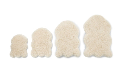 PupRug® Luxe Faux Fur Orthopedic Hundebett – Weiches Schafsvlies in Elfenbeinoptik