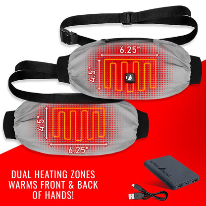 ActionHeat 5V Battery Heated Hand Warmer Muff - Back