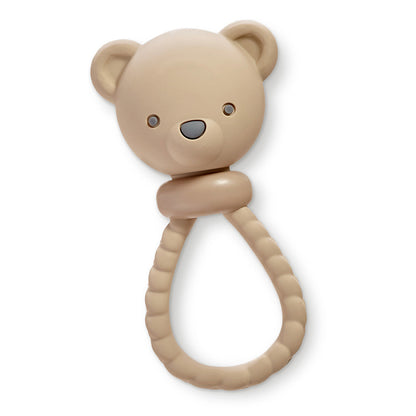 Sweetie Rattle™ Silicone Baby Teething Ring and Rattle