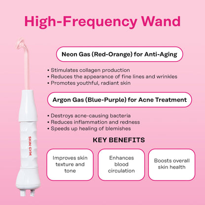 Fouet à Haute Fréquence pour Soins de Beauté et Relaxation