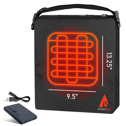 ActionHeat 5V Battery Heated Seat Cushion - Back