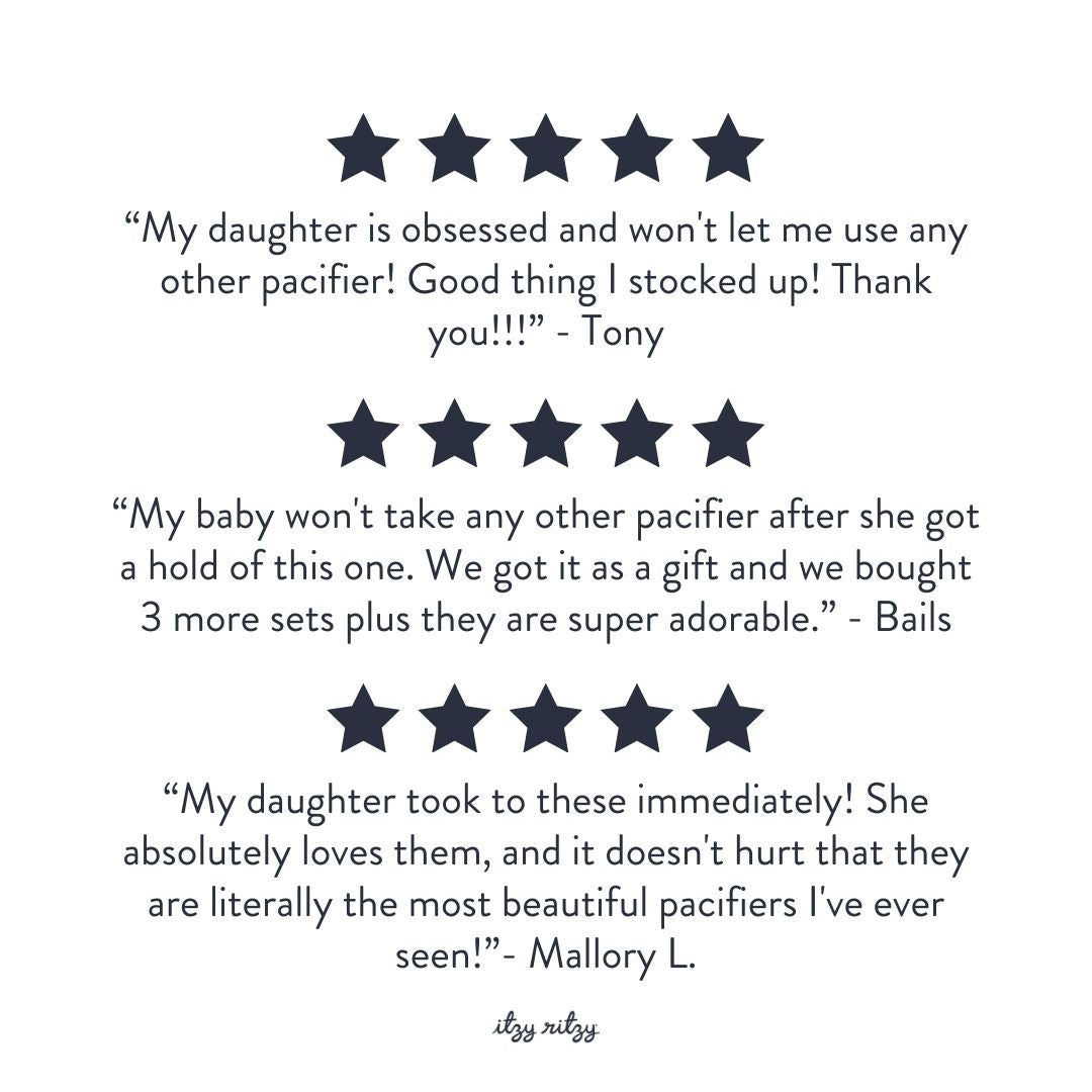 Sweetie Soother™ Pacifier Set - 2-Pack for Babies 0-6 Months