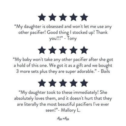 Sweetie Soother™ Pacifier Set - 2-Pack for Babies 0-6 Months