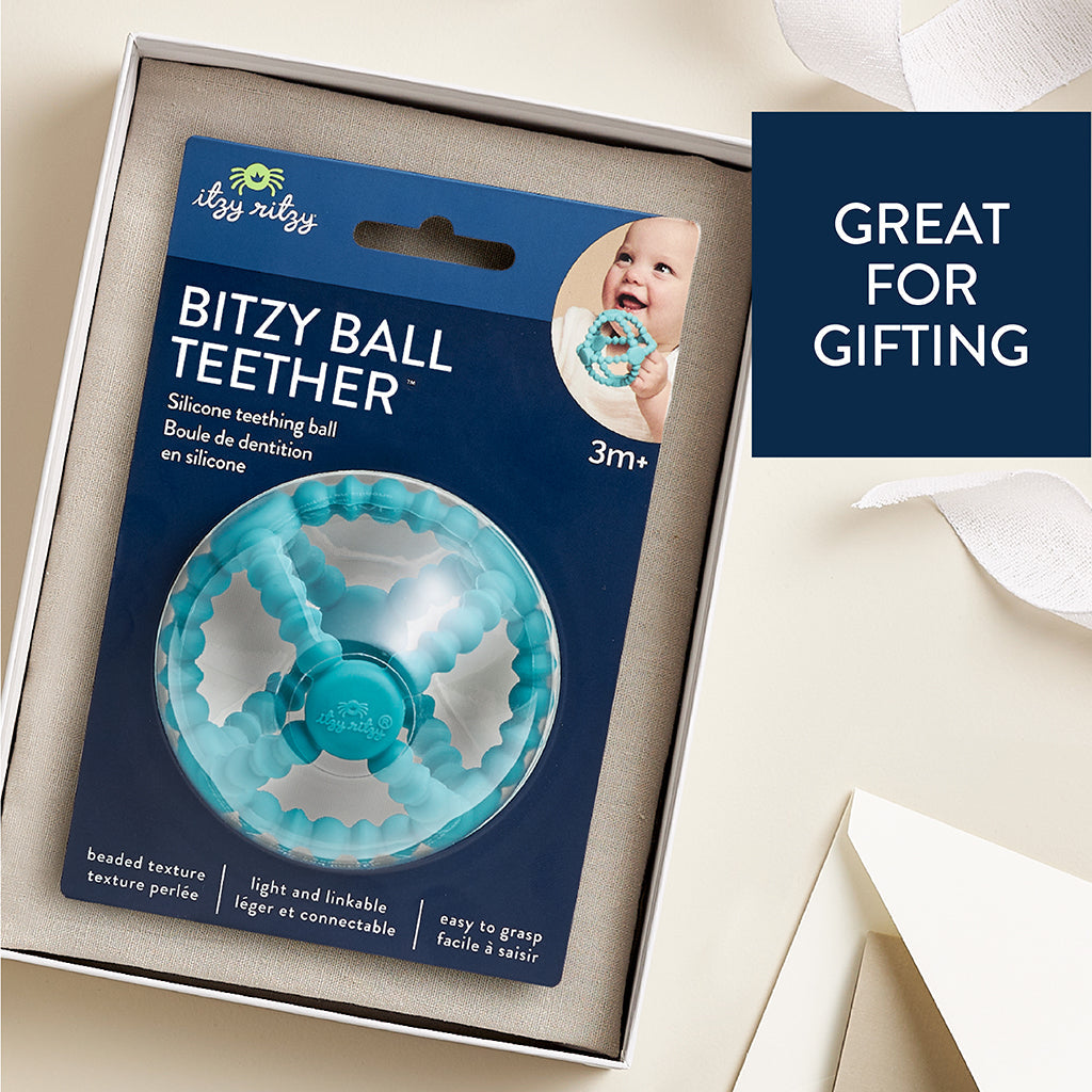 Bitzy Ball™ - flexible teething toy for gentle teething sensation