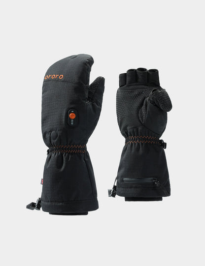 Fargo Heated Flip Top Mittens - Unisex