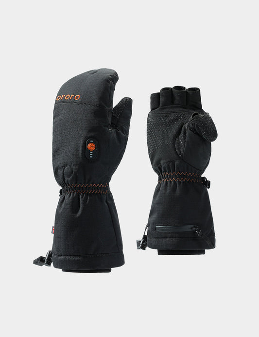 Fargo Heated Flip Top Mittens - Unisex