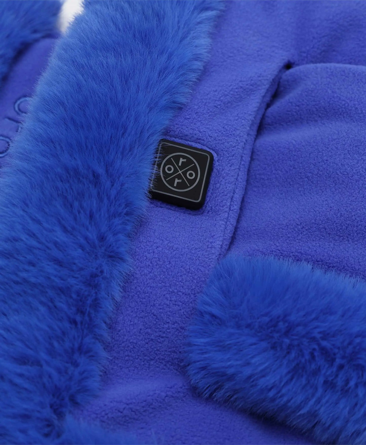 Queen Cove Unisex Heated Faux Fur Fleece Scarf