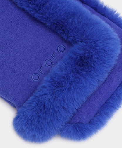 Queen Cove Unisex Heated Faux Fur Fleece Scarf