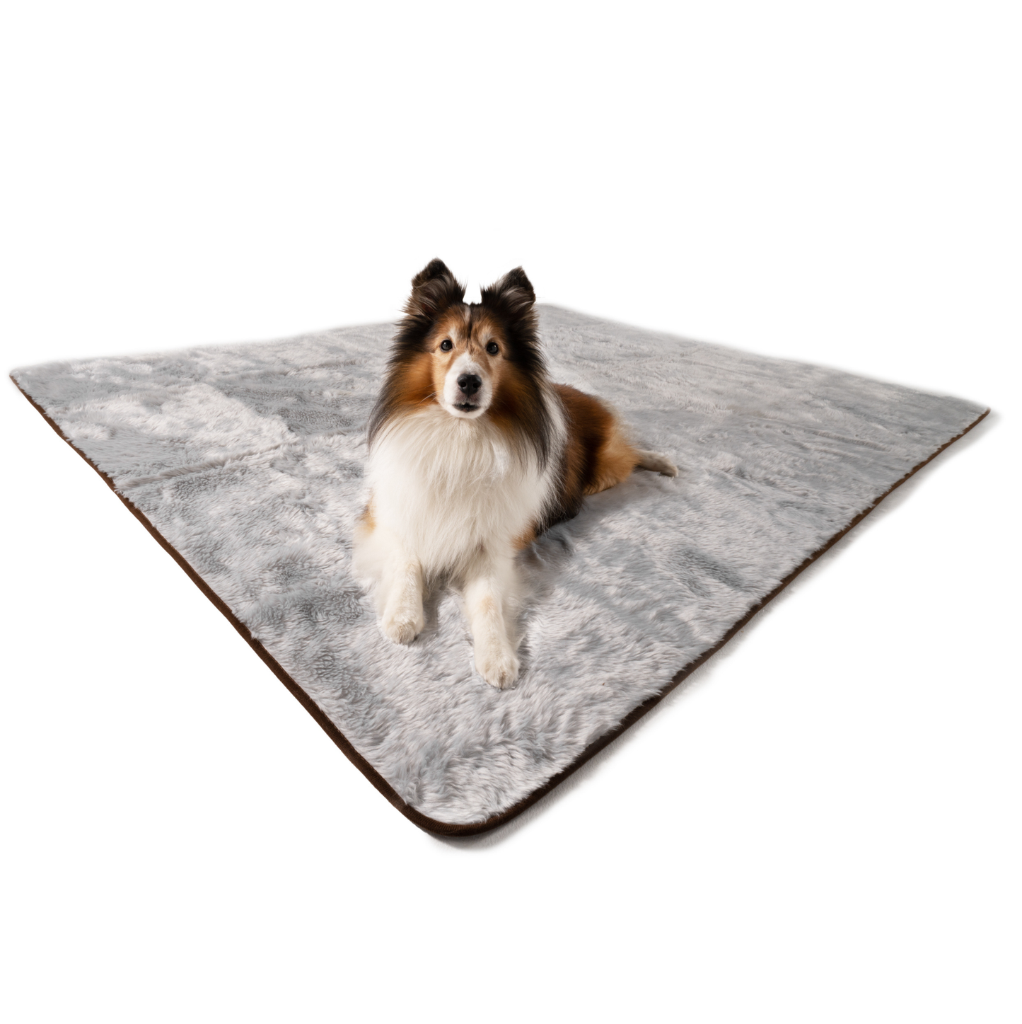 PupProtector™ Luxe Short Fur Waterproof Throw Blanket - Elegant Grey