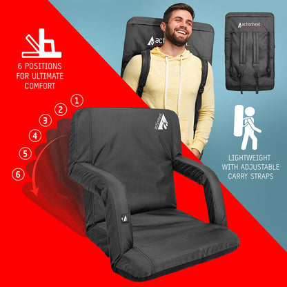 ActionHeat 5V Heated Folding Bleacher Seat - Full Set