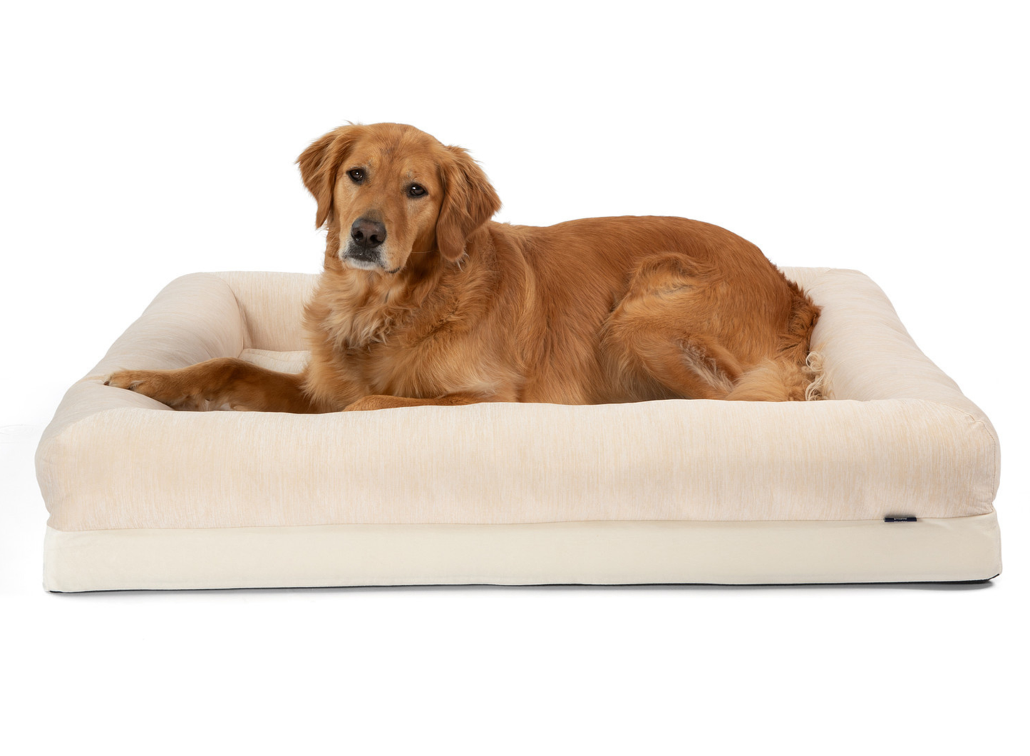 PupChill™ Arctic Sand Cooling Dog Bed with 4 Bolsters for Ultimate Comfort