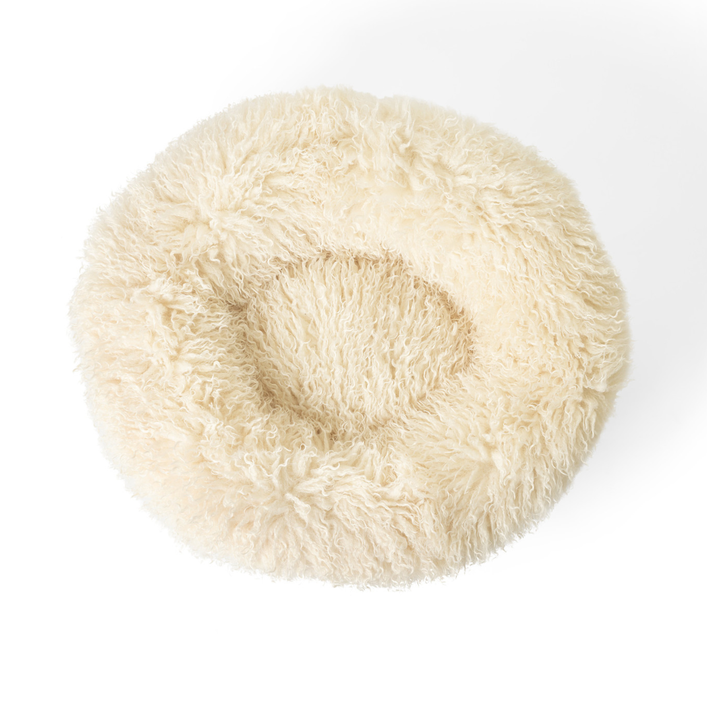 PupPouf™ Luxe Donut Dog Bed en Peluche de Felpa Color Ciervo para Máximo Confort