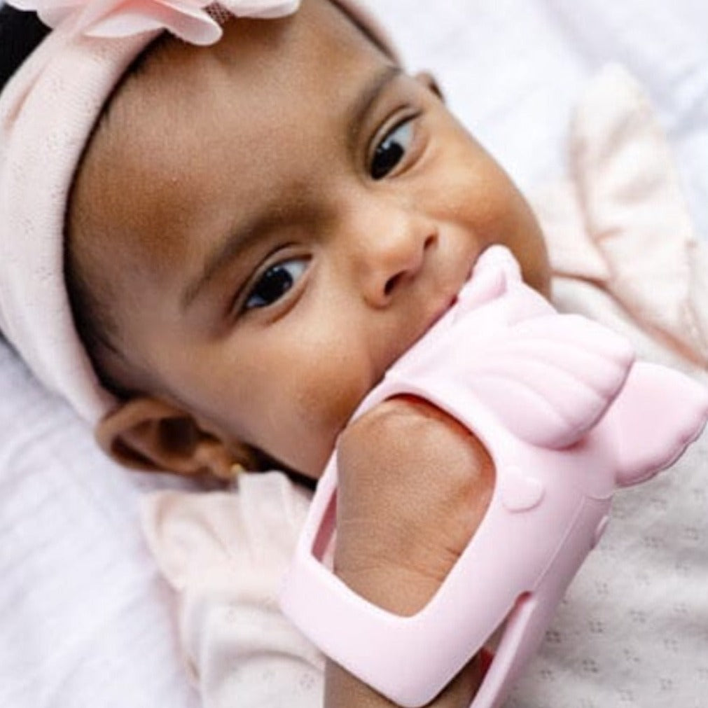 Bitzy Grip™ Hand-Activated Teether for Soothing and Gentle Relief