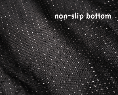 PupRug® Komfortabler Hundebett-Bezug aus Faux-Fell – Elegantes Kurven-Design in Rot & Schwarz Karomuster (Bett nicht im Lieferumfang enthalten)