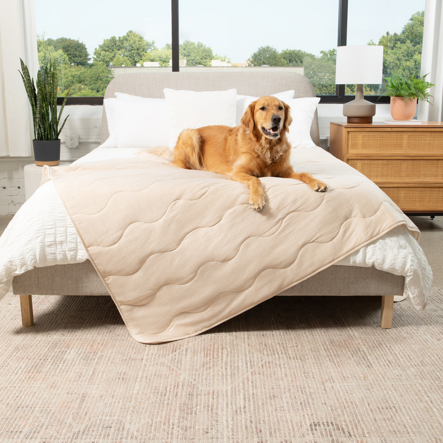 PupChill™ Supreme Cooling Waterproof Blanket - Arctic Sand