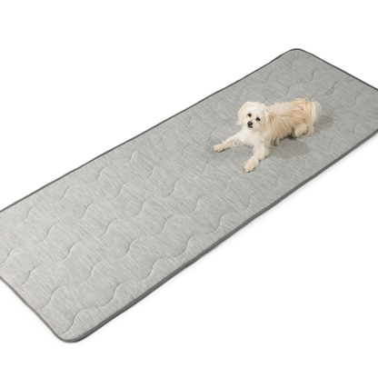 PupChill™ Arctic Grey Waterproof Cooling Runner Blanket for Ultimate Comfort