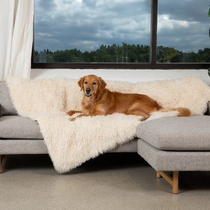 PupProtector™ Luxe Waterdichte Faux Fur Deken - Pluche Schapenwolvengrijs