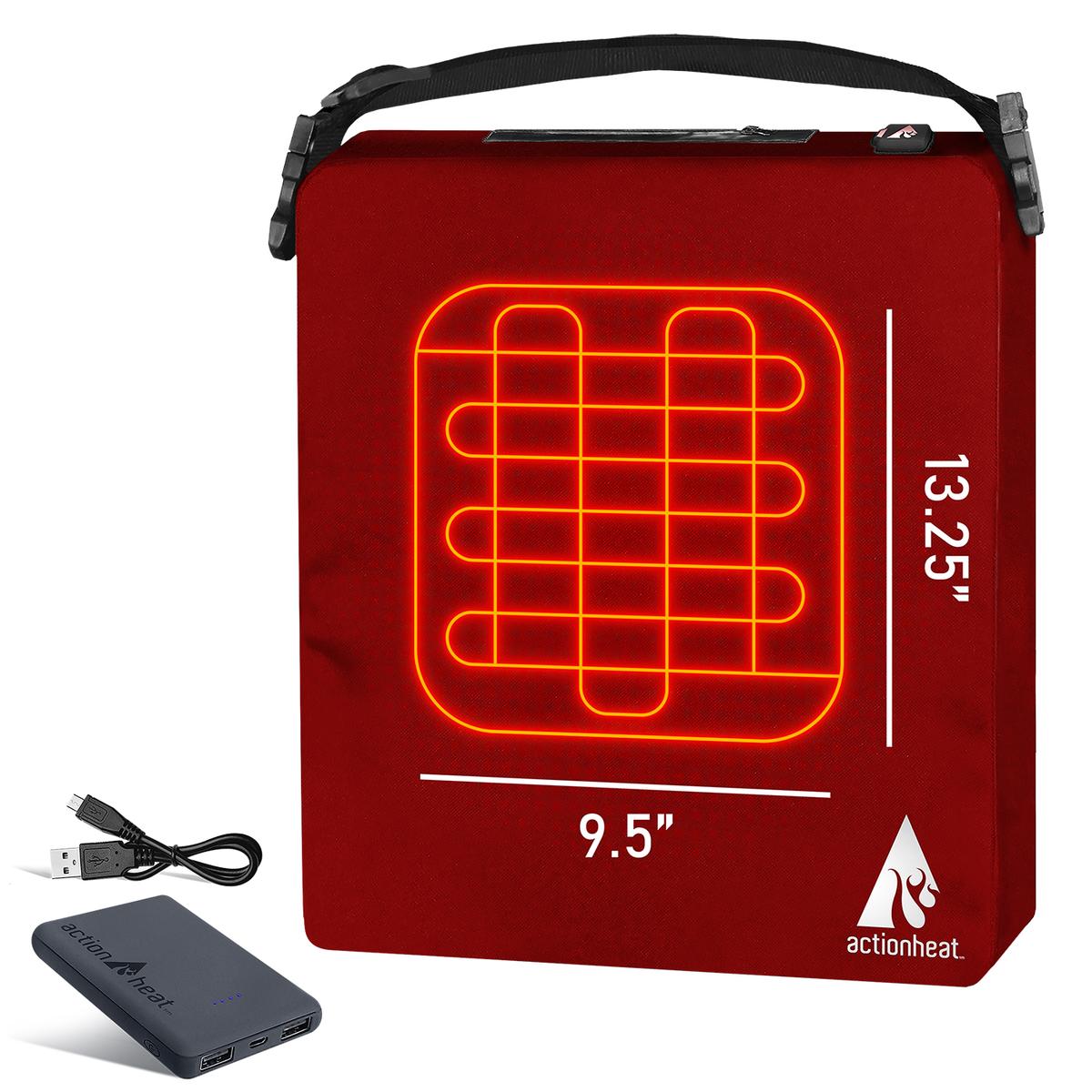 ActionHeat 5V Battery Heated Seat Cushion - Back