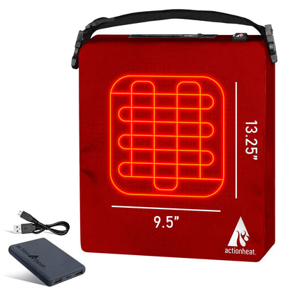 ActionHeat 5V Battery Heated Seat Cushion - Back